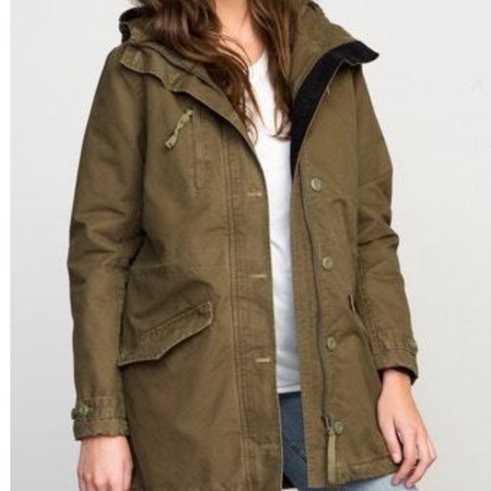 RVCA Ground Control Sherpa Lined Jacket